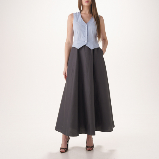 Платье Pamela Milano 5021гол/сер