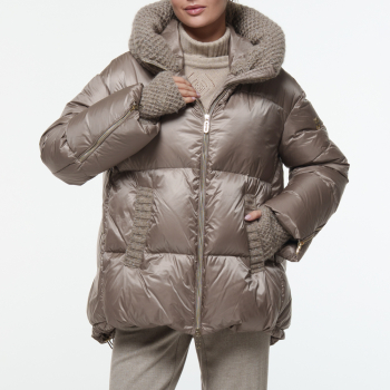 Пуховик STILNOLOGY 85T553-8611 COFFEE-53