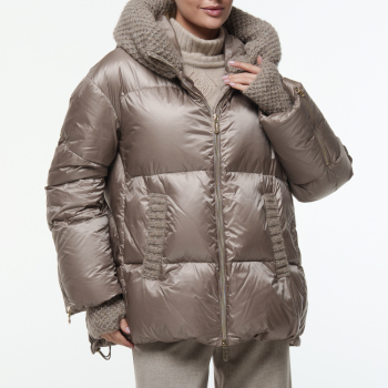 Пуховик STILNOLOGY 85T553-8611 COFFEE-53