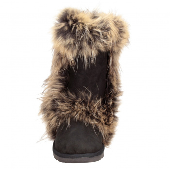 Угги UGG 6030 з.ч.+беж.енот