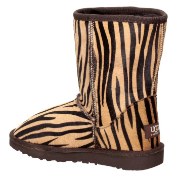 Угги UGG 14010 poni зебра беж.+кор.
