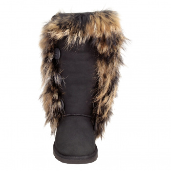 Угги UGG 5073 з.ч.+кор.енот
