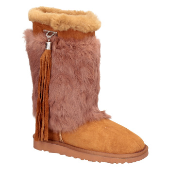 Угги UGG 6000 з.рыж.+кролик