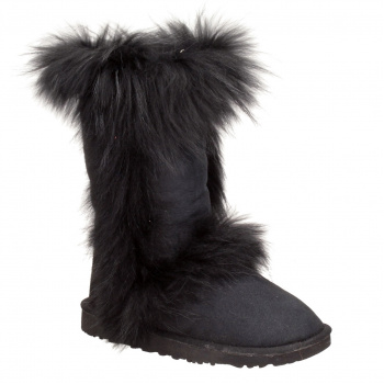 Угги UGG 6030 з.ч.+ч.кролик