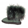 Угги UGG 6161 з.зел.+зел.енот