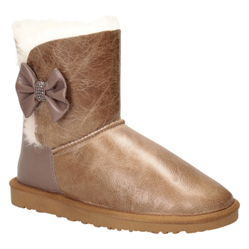 Угги UGG 101256 к.т-беж.+бант