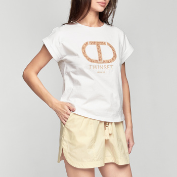 Шорти Twinset 241LM2QBB бежевий