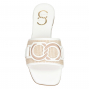 Шлепанцы Cesare Casadei 50408бел