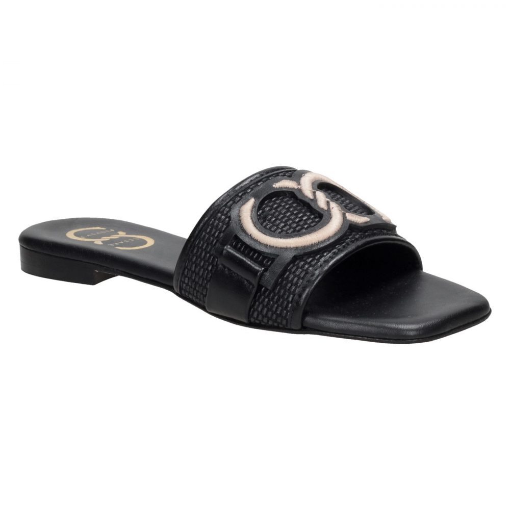 Шлепанцы Cesare Casadei 50408чер