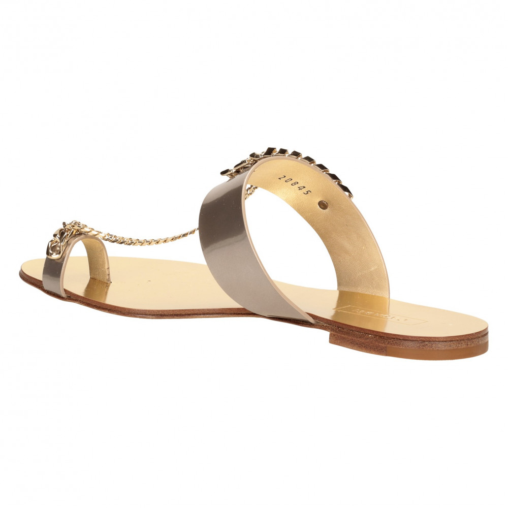 Шлепанцы Casadei 8086M009 gold