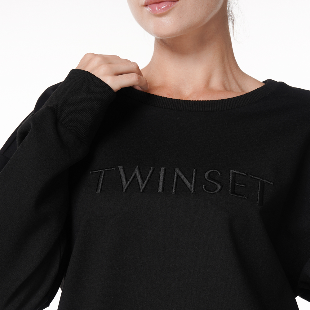 Світшот Twinset 251LL2RBB чор