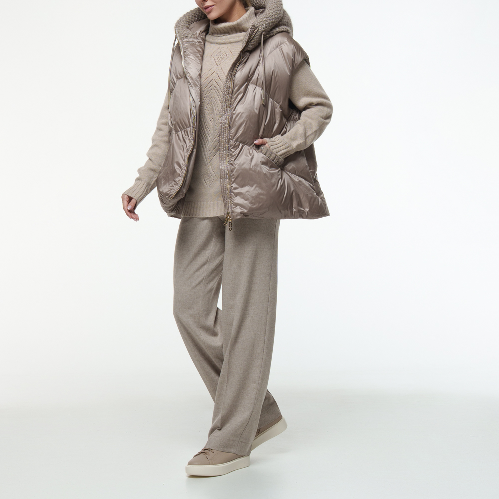 Жилет STILNOLOGY 85T555-8611 COFFEE-55