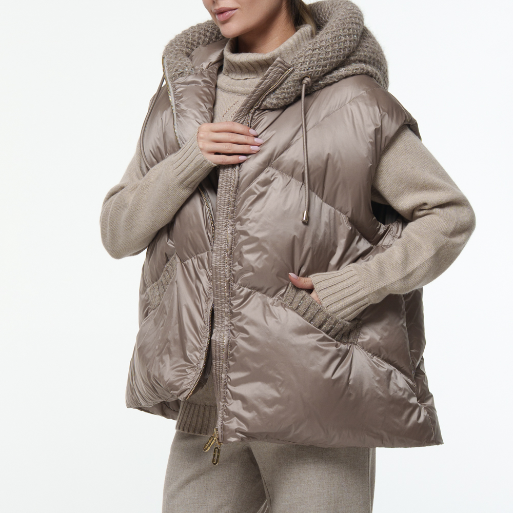 Жилет STILNOLOGY 85T555-8611 COFFEE-55