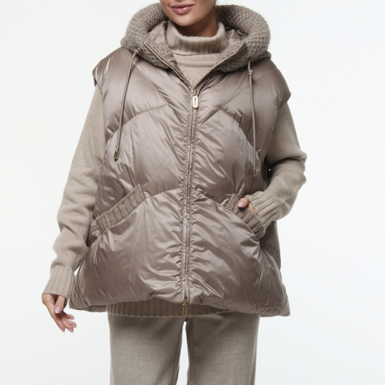 Жилет STILNOLOGY 85T555-8611 COFFEE-55