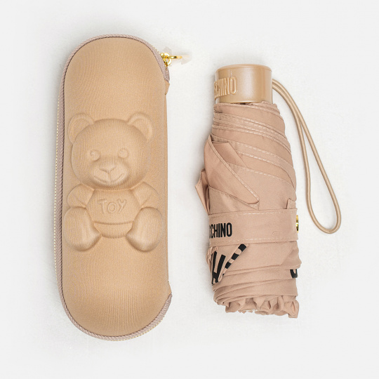 Парасолька склад Moschino 8042SUPERMINI D бежевий