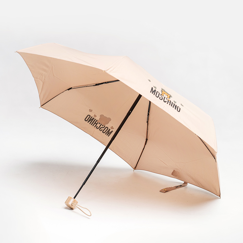 Парасолька склад Moschino 8042SUPERMINI D бежевий