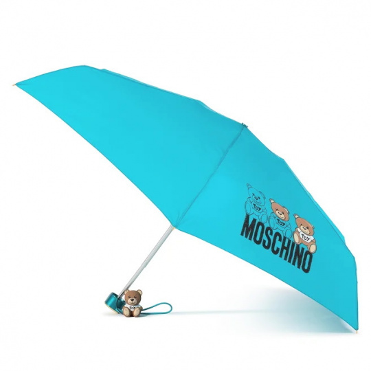 Зонт складной Moschino 8061SUPERMINI Т бирюз