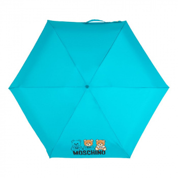 Зонт складной Moschino 8061SUPERMINI Т бирюз