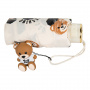 Зонт складной Moschino 8202superminiI крем