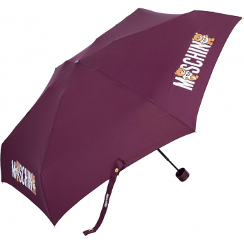 Зонт складной Moschino 8550SUPERMINI X бордо