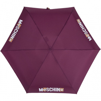 Зонт складной Moschino 8550SUPERMINI X бордо