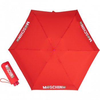 Зонт складной Moschino 8550SUPERMINI c красн