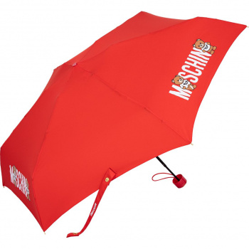 Зонт складной Moschino 8550SUPERMINI c красн