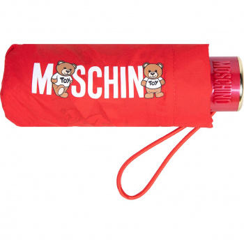 Зонт складной Moschino 8550SUPERMINI c красн