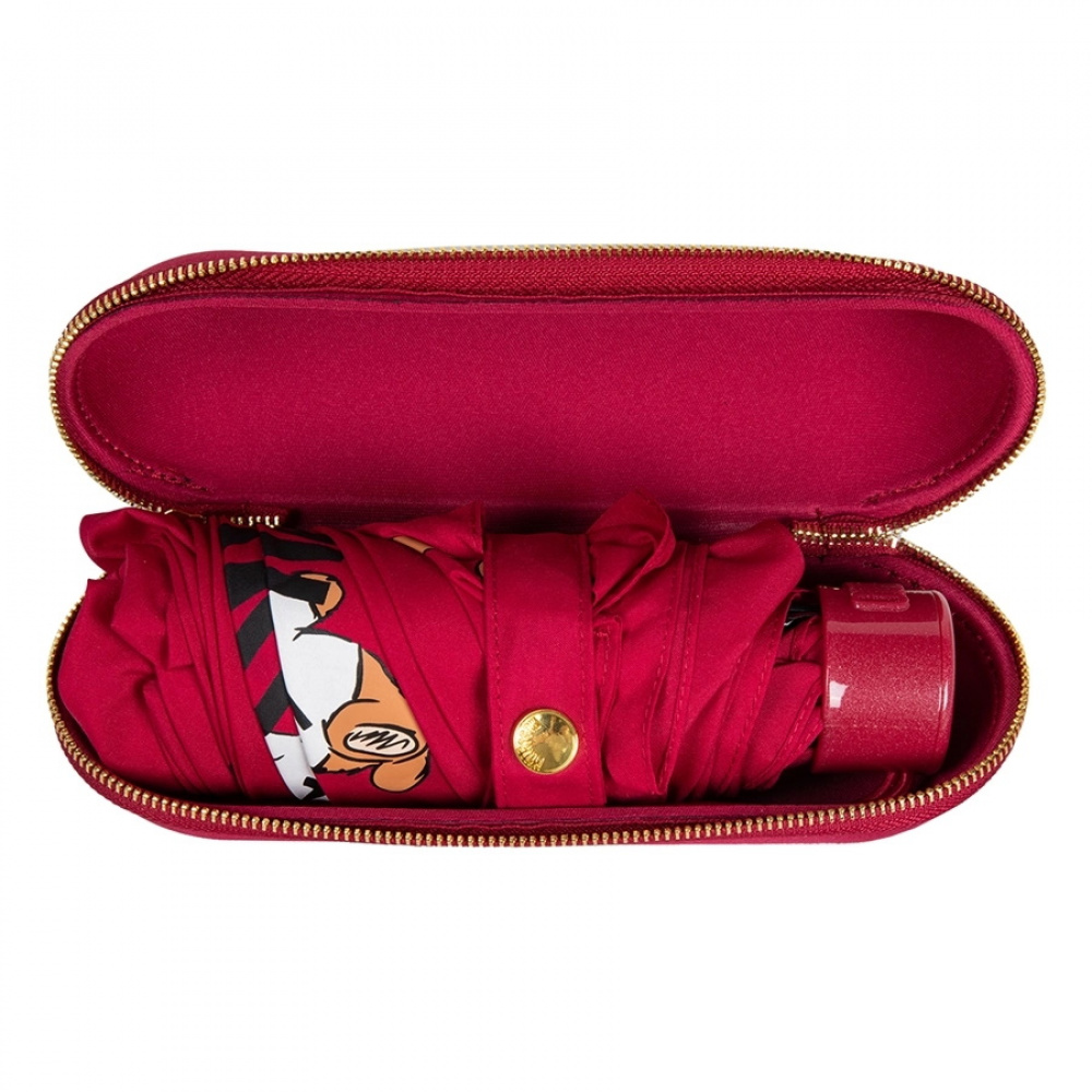 Парасолька склад Moschino 8425SUPERMINI C бордо