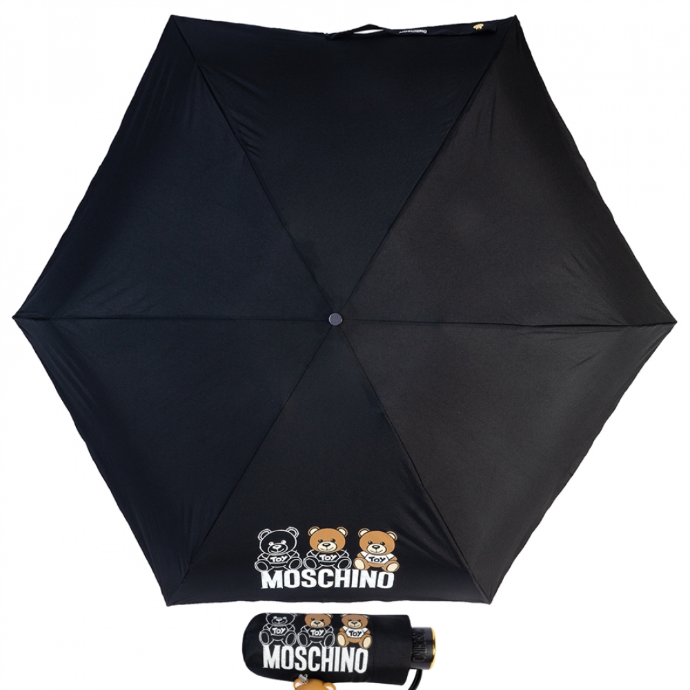 Парасолька склад Moschino 8061SUPERMINI A чорний