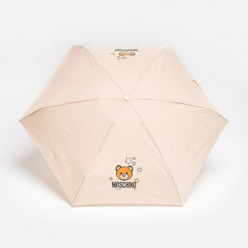 Парасолька автомат Moschino 8211COMPACT D бежевий