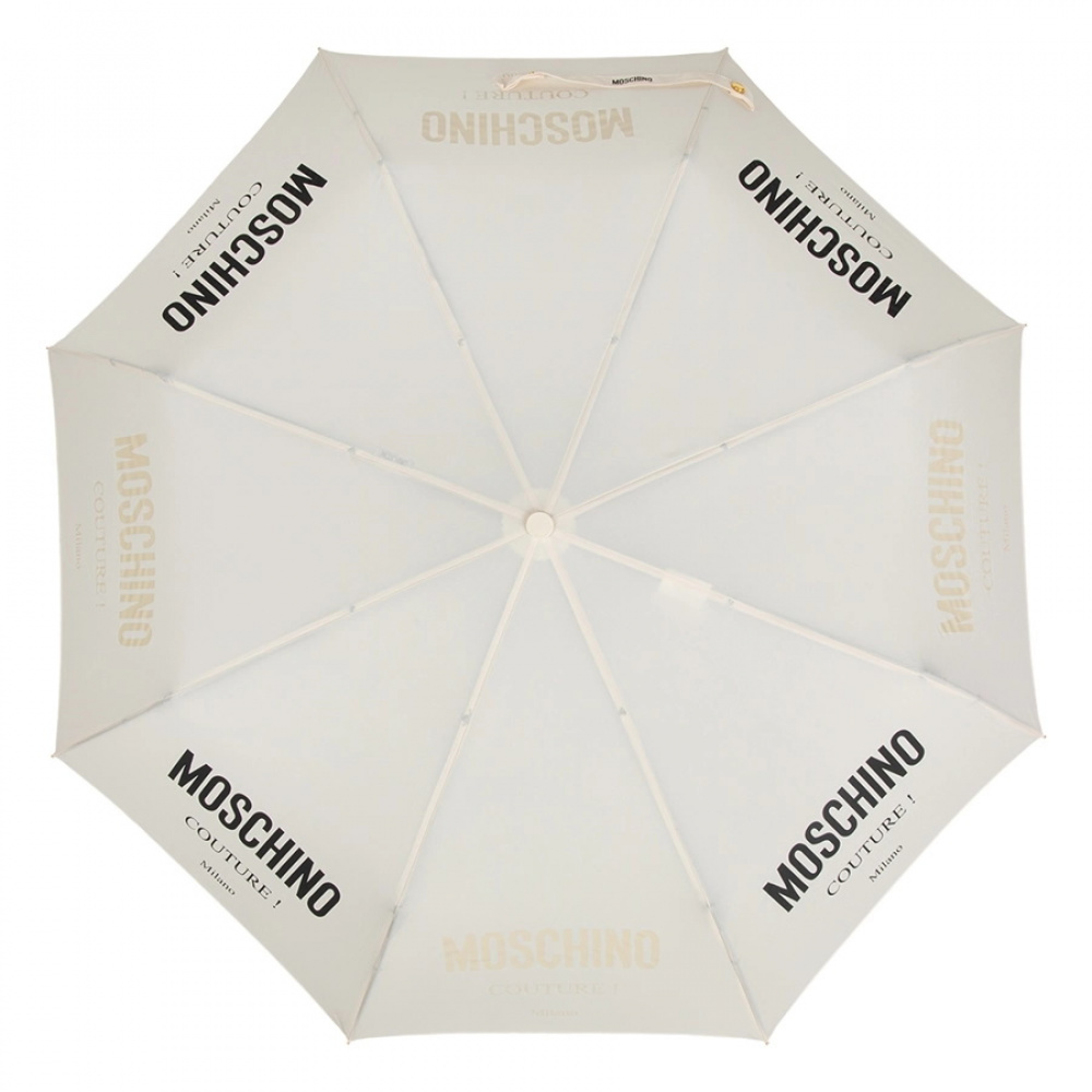 Парасолька автомат Moschino 8870OPENCLOSE I бежевий