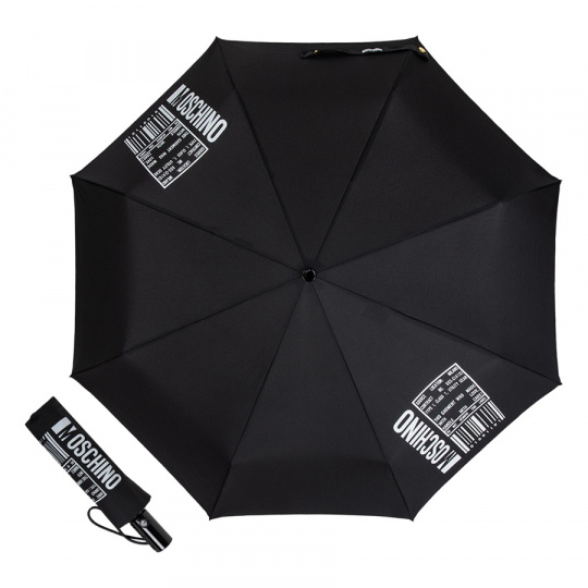 Парасолька автомат Moschino 8941OPENCLOSE A чор