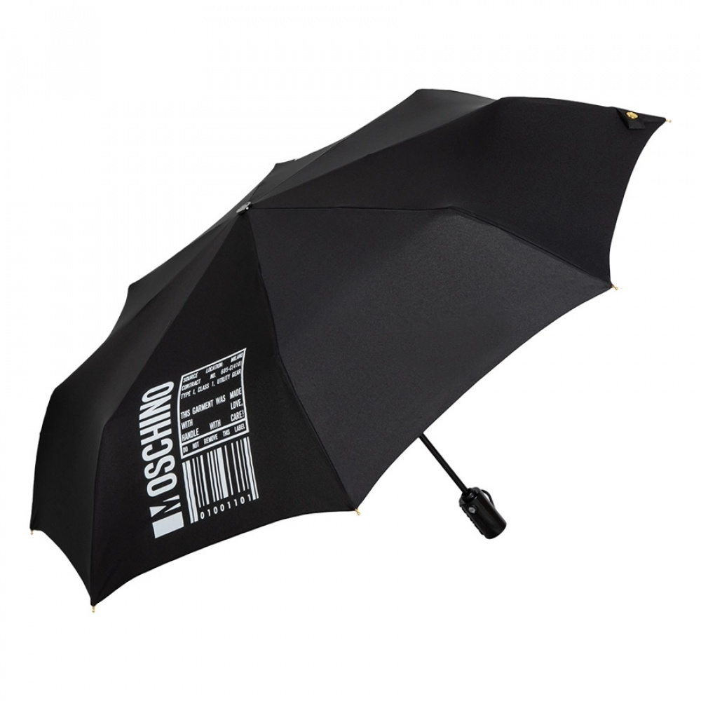 Парасолька автомат Moschino 8941OPENCLOSE A чор