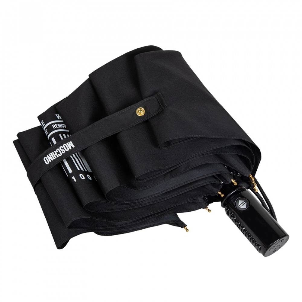 Парасолька автомат Moschino 8941OPENCLOSE A чор