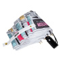 Парасолька автомат Moschino 8998OPENCLOSE В чер/бел