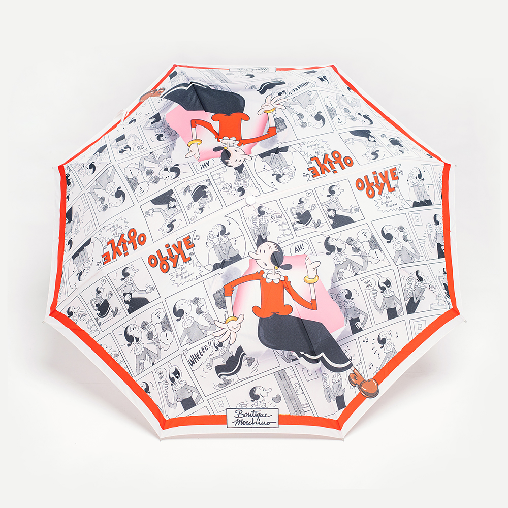 Парасолька автомат Moschino 7952OPENCLOSE A чор