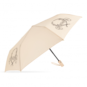 Парасолька автомат Moschino 8981OPENCLOSE D бежевий