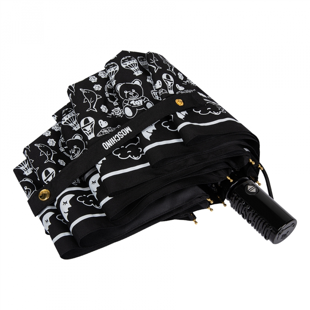 Зонт автомат Moschino 8984OPENCLOSE A чер
