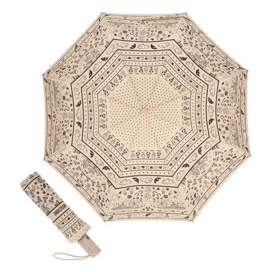 Зонт автомат Moschino 8984OPENCLOSE D беж