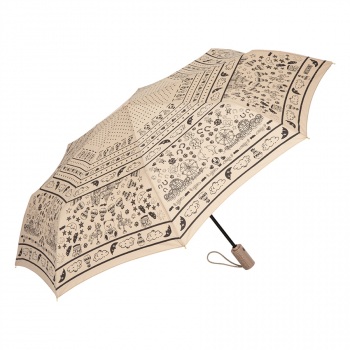 Парасолька автомат Moschino 8984OPENCLOSE D бежевий