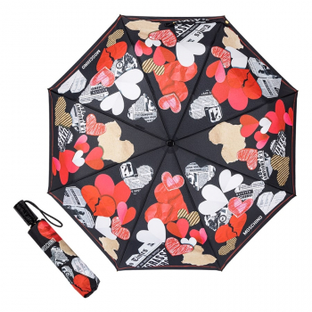 Парасолька автомат Moschino 8946OPENCLOSE A чор