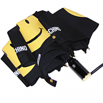 Парасолька автомат Moschino 9090OPENCLOSE A чор
