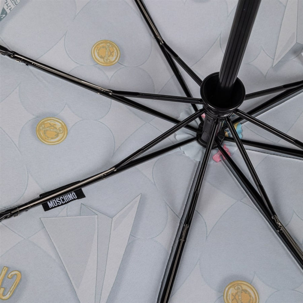 Зонт автомат Moschino 8970OPENCLOSE A сер