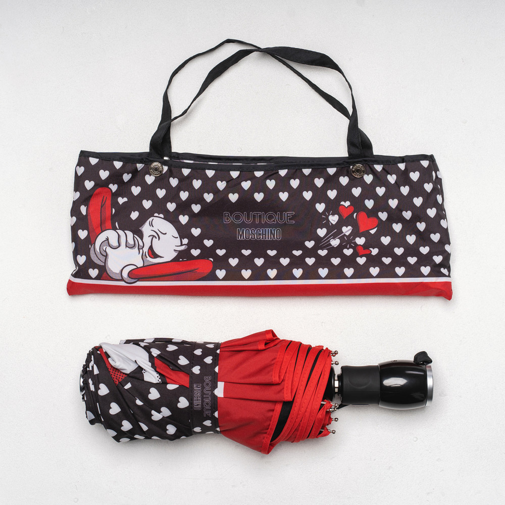 Зонт автомат Moschino 7051opencloseA чер