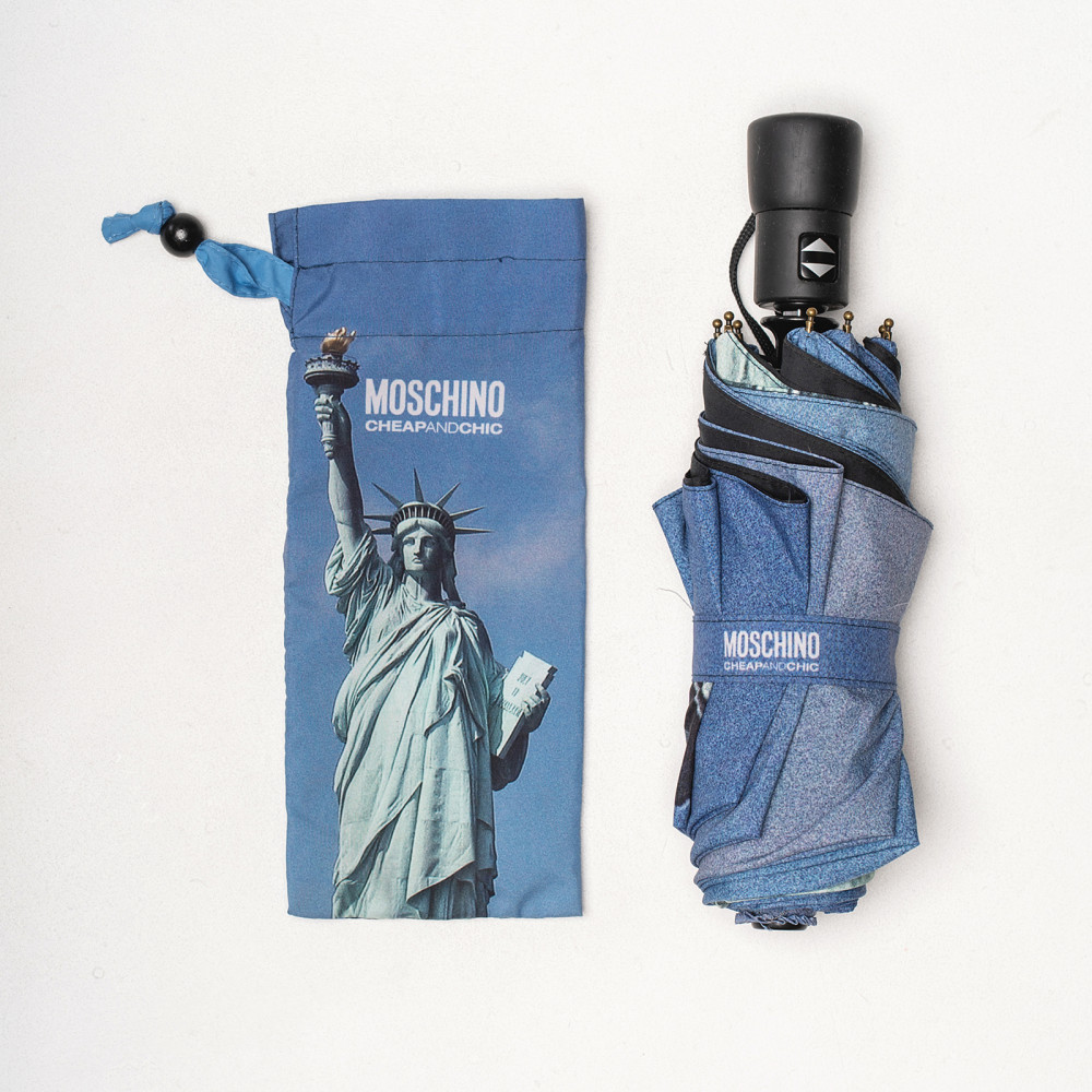 Зонт автомат Moschino 485син