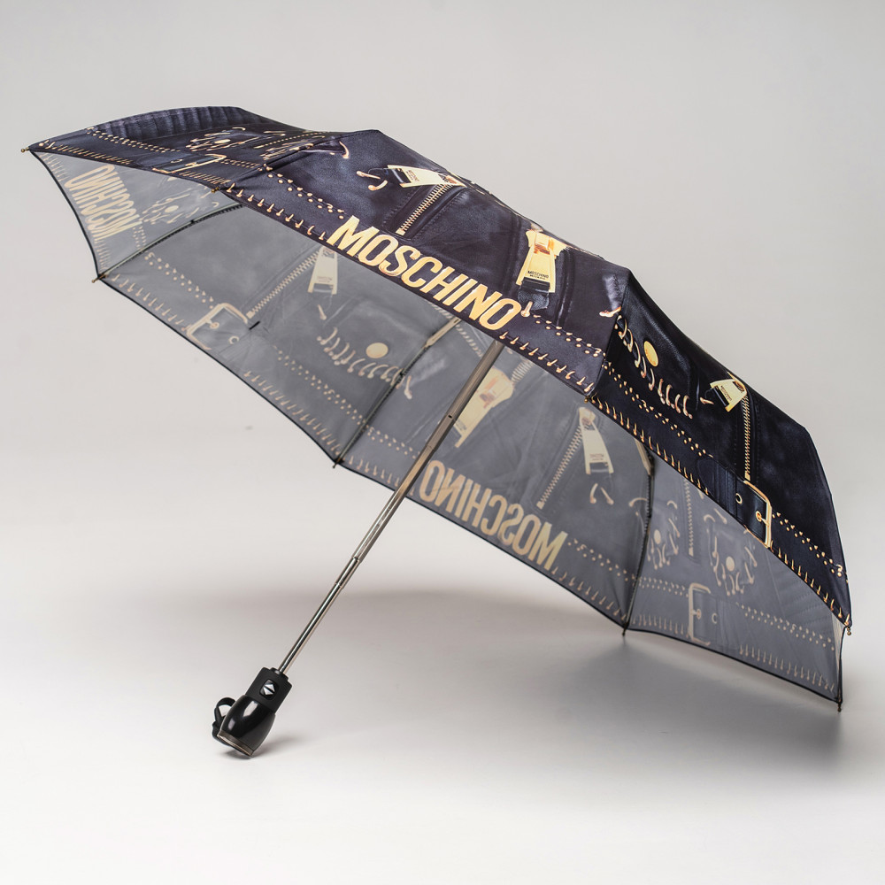 Зонт автомат Moschino 8038OpencloseA чер