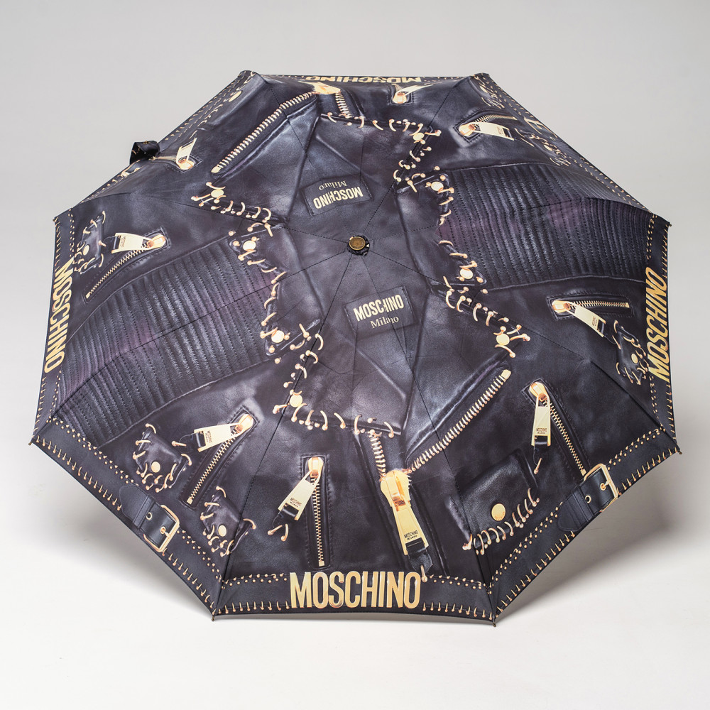 Зонт автомат Moschino 8038OpencloseA чер