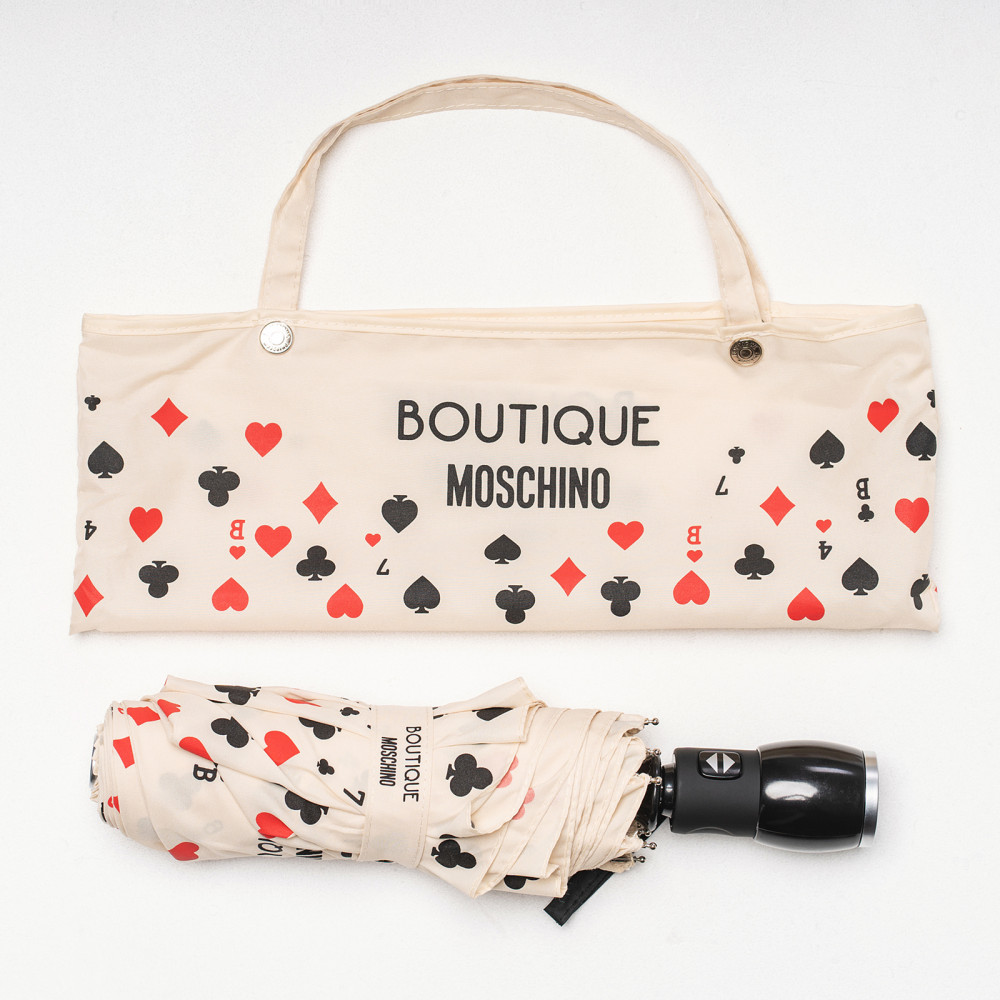 Зонт автомат Moschino 7315OPENCLOSE I беж