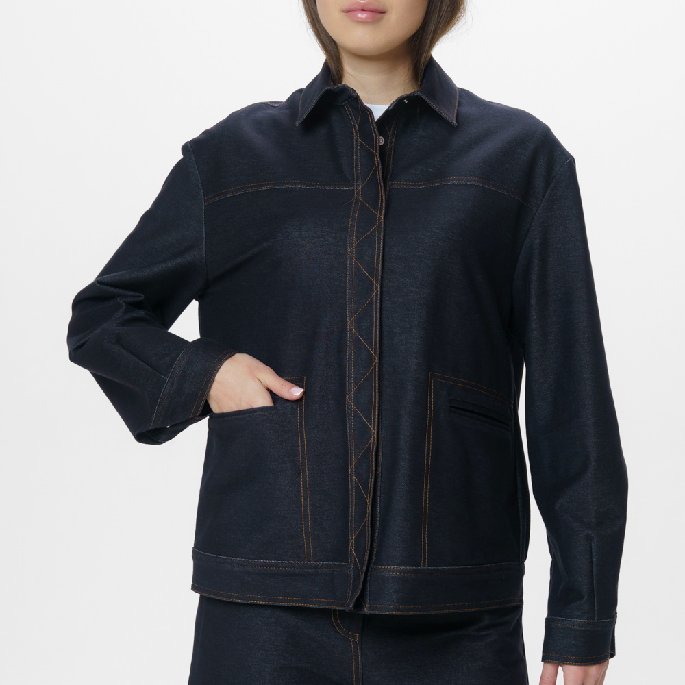 Куртка MM by MaxMara LEPRE-003 син
